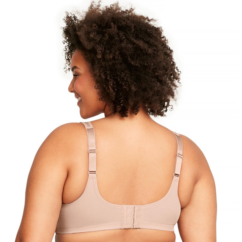 Glamorise Full Figure Plus Size MagicLift Minimizer Bra Wirefree #1003 CafÃ© - Image 5
